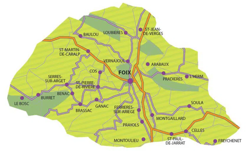 Association ADESPAH Services carte Ariège